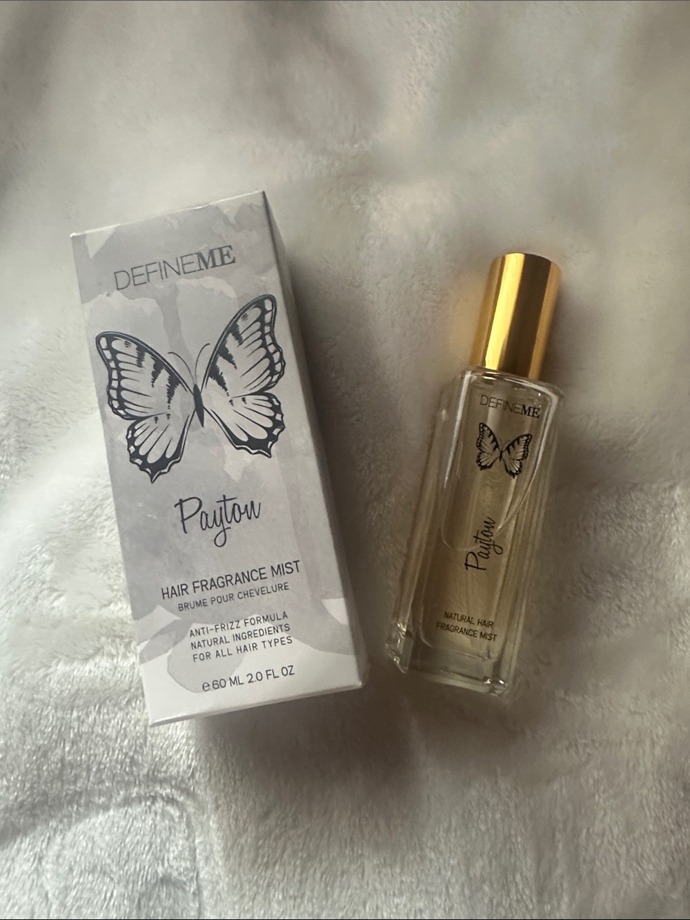Payton Natural Hair Fragrance Mist — Clear Bottle with Gold Cap 2.0 FL OZ